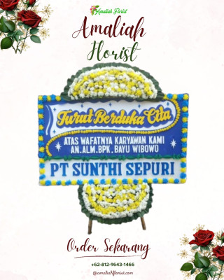 Papan Bunga Duka di Pamusian